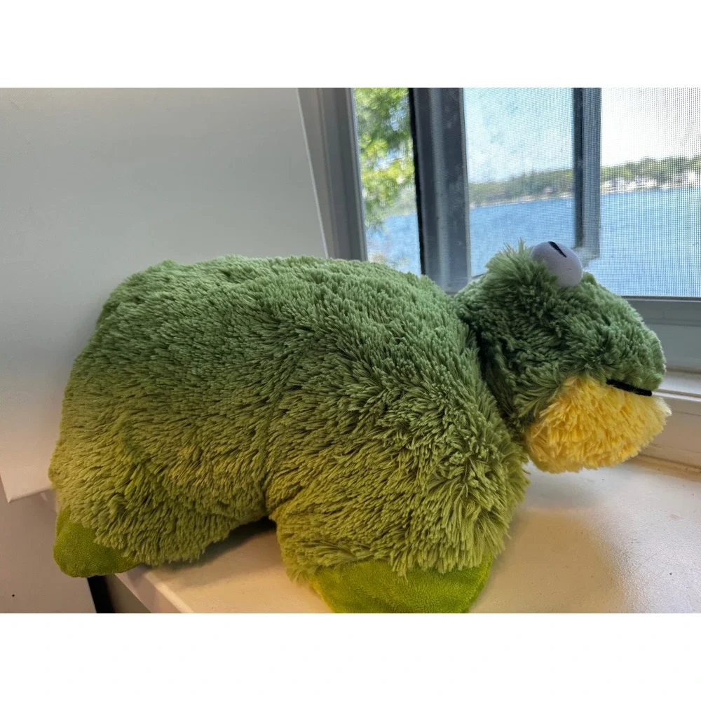 Pillow Pets Friendly Frog Green Plush Stuffed Animal 18 inch Large